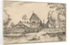 Large Walled Farm, plate 23 from Regiunculae et Villae Aliquot Ducatus Brabantiae, ca. 1610 by Claes Jansz Visscher