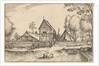Large Walled Farm, plate 23 from Regiunculae et Villae Aliquot Ducatus Brabantiae, ca. 1610 by Claes Jansz Visscher