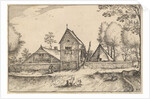 Large Walled Farm, plate 23 from Regiunculae et Villae Aliquot Ducatus Brabantiae, ca. 1610 by Claes Jansz Visscher