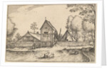 Large Walled Farm, plate 23 from Regiunculae et Villae Aliquot Ducatus Brabantiae, ca. 1610 by Claes Jansz Visscher