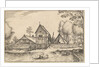 Large Walled Farm, plate 23 from Regiunculae et Villae Aliquot Ducatus Brabantiae, ca. 1610 by Claes Jansz Visscher