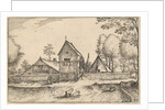 Large Walled Farm, plate 23 from Regiunculae et Villae Aliquot Ducatus Brabantiae, ca. 1610 by Claes Jansz Visscher