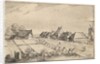 Fields and a Road,plate 8 from Regiunculae et Villae Aliquot Ducatus Brabantiae, ca. 1610 by Claes Jansz Visscher