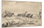 Fields and a Road,plate 8 from Regiunculae et Villae Aliquot Ducatus Brabantiae, ca. 1610 by Claes Jansz Visscher