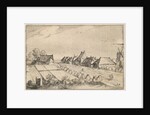Fields and a Road,plate 8 from Regiunculae et Villae Aliquot Ducatus Brabantiae, ca. 1610 by Claes Jansz Visscher