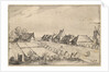 Fields and a Road,plate 8 from Regiunculae et Villae Aliquot Ducatus Brabantiae, ca. 1610 by Claes Jansz Visscher