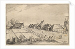Fields and a Road,plate 8 from Regiunculae et Villae Aliquot Ducatus Brabantiae, ca. 1610 by Claes Jansz Visscher