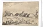 Fields and a Road,plate 8 from Regiunculae et Villae Aliquot Ducatus Brabantiae, ca. 1610 by Claes Jansz Visscher