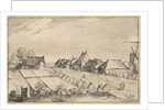 Fields and a Road,plate 8 from Regiunculae et Villae Aliquot Ducatus Brabantiae, ca. 1610 by Claes Jansz Visscher