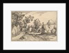 A Village Road, plate 7 from Regiunculae et Villae Aliquot Ducatus Brabantiae, ca. 1610 by Claes Jansz Visscher