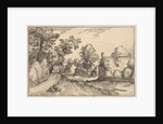 A Village Road, plate 7 from Regiunculae et Villae Aliquot Ducatus Brabantiae, ca. 1610 by Claes Jansz Visscher