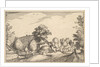 Village Road, plate 12 from Regiunculae et Villae Aliquot Ducatus Brabantiae, ca. 1610 by Claes Jansz Visscher