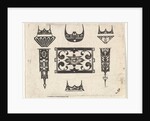 Blackwork Print with Nine Motifs, ca. 1620 by Claes Jansz Visscher