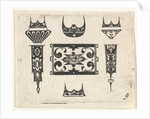 Blackwork Print with Nine Motifs, ca. 1620 by Claes Jansz Visscher