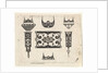 Blackwork Print with Nine Motifs, ca. 1620 by Claes Jansz Visscher