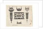 Blackwork Print with Nine Motifs, ca. 1620 by Claes Jansz Visscher