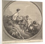 Lyrical Poetry, ca. 1741 by Claude Augustin Duflos le Jeune