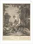 The Little Farm Girl, ca. 1753 by Claude Augustin Duflos le Jeune