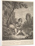 The Shepherd, ca.1753 by Claude Augustin Duflos le Jeune