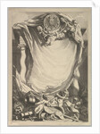 Frame for a Dedication Plate, 18th century by Claude Augustin Duflos le Jeune
