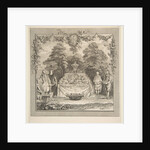 La Colation preparee dans un jardin by Claude Gillot/Jacques Gabriel Huquier