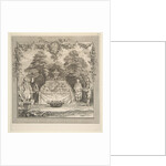 La Colation preparee dans un jardin by Claude Gillot/Jacques Gabriel Huquier