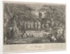 The Marriage: in a forest, an old satyr marries the betrothed in cen…, ca. 1700-1720 by Claude Gillot