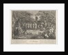 The Marriage: in a forest, an old satyr marries the betrothed in cen…, ca. 1700-1720 by Claude Gillot