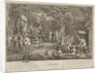 The Education: in a forest, to right an old satyr instructor holdin…, ca. 1700-1720 by Claude Gillot