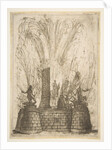 The Round Tower Ruptured to Reveal the Statue of the King of the Romans, 1637 by Claude Lorrain