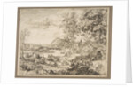 Shepherd and Shepherdess Conversing in a Landscape, ca. 1651 by Claude Lorrain