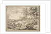 Shepherd and Shepherdess Conversing in a Landscape, ca. 1651 by Claude Lorrain