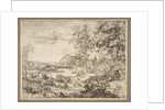 Shepherd and Shepherdess Conversing in a Landscape, ca. 1651 by Claude Lorrain