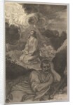 Christ in the Garden of Olives, 17th century by Claude Mellan