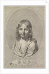 Bust of Jesus as a Child in an Oval by Claude Mellan
