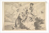 St. Francis of Assisi Adoring the Christ Child on the Virgin's Lap by Claude Mellan