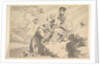St. Francis of Assisi Adoring the Christ Child on the Virgin's Lap by Claude Mellan