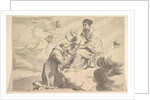 St. Francis of Assisi Adoring the Christ Child on the Virgin's Lap by Claude Mellan