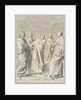 Sts. Anne, Joseph, Joachim, Bernard and John the Evangelist, 1648 by Claude Mellan