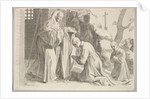 St. Bernard Receives a Monk's Habit by Claude Mellan