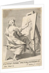 St. Luke Painting the Virgin, 1625 by Claude Mellan