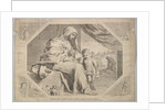 Holy Family by Claude Mellan