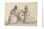 Holy Family by Claude Mellan