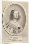 Henriette-Marie de Buade-Frontenac, 1641 by Claude Mellan