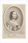 Henriette-Marie de Buade-Frontenac, 1641 by Claude Mellan