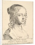 Henriette-Anne d'Angleterre, duchesse d'Orléans by Claude Mellan