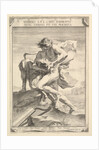 David Strangling the Lion, 1631 by Claude Mellan