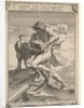 David Strangling the Lion, 1631 by Claude Mellan