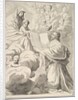 Cardinal Richelieu, Kneeling, Presents His Book to the Virgin and Child, ca. 1646 by Claude Mellan