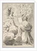 Cardinal Richelieu, Kneeling, Presents His Book to the Virgin and Child, ca. 1646 by Claude Mellan